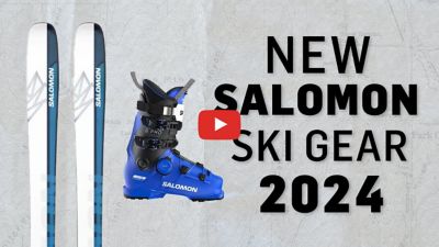 2024 Salomon ski and ski boot. 